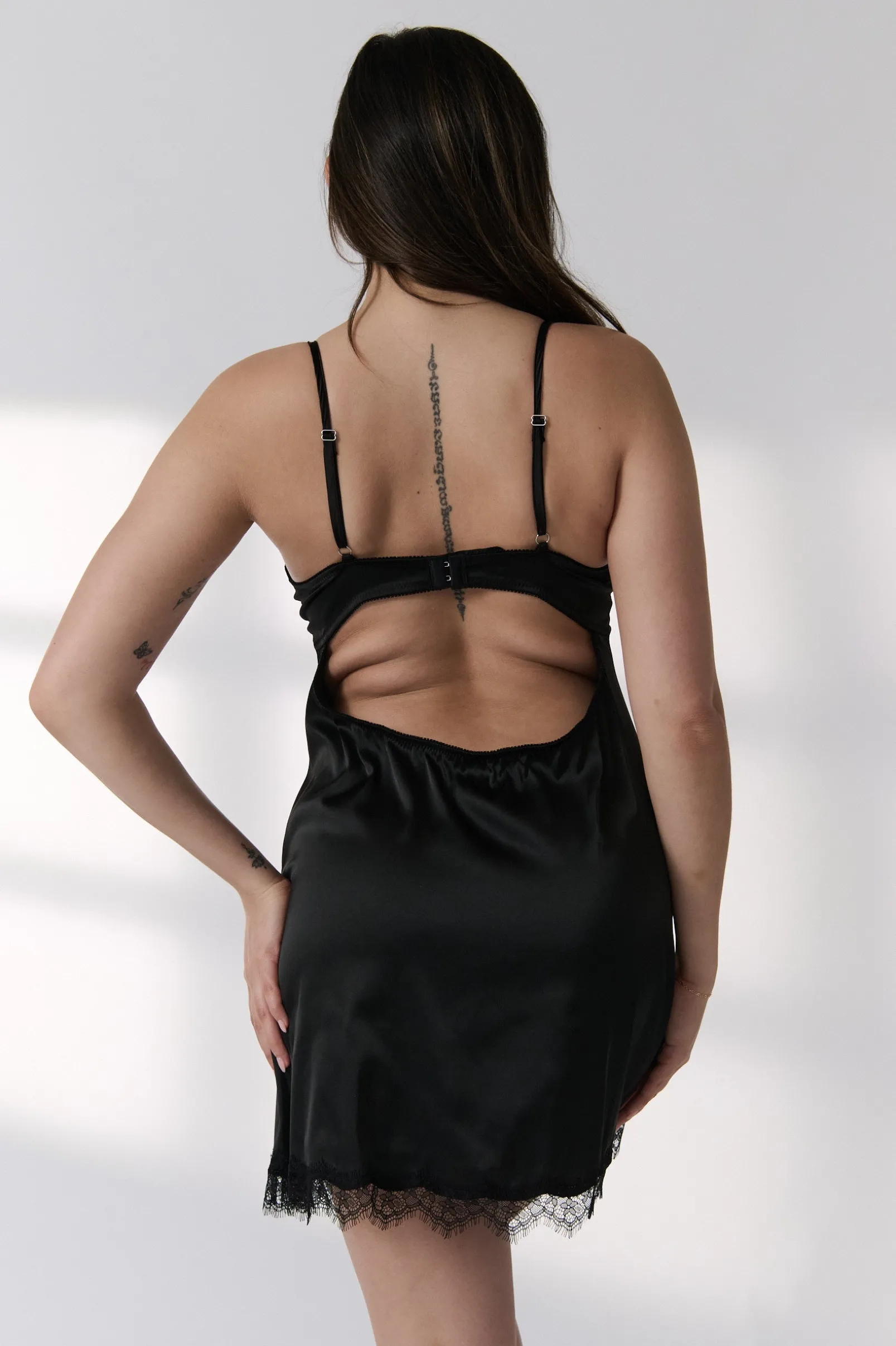 Shop Kat The Label Sorrento Slip black